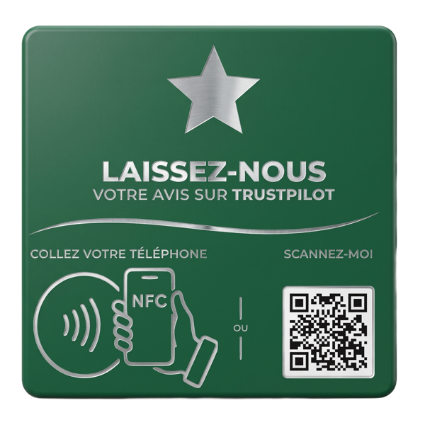 Plaque Avis Trustpilot